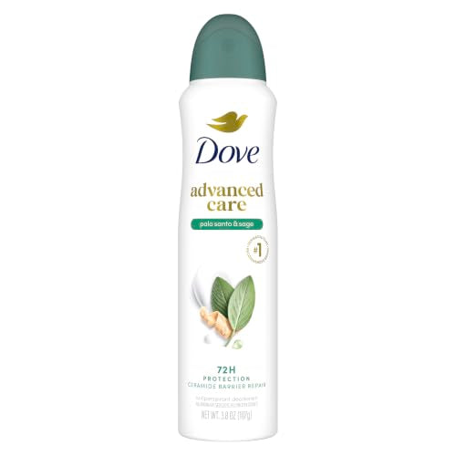Dove Advanced Care Antiperspirant Dry Spray - Palo Santo & Sage, 3.8 oz | 72-Hour Odor Protection