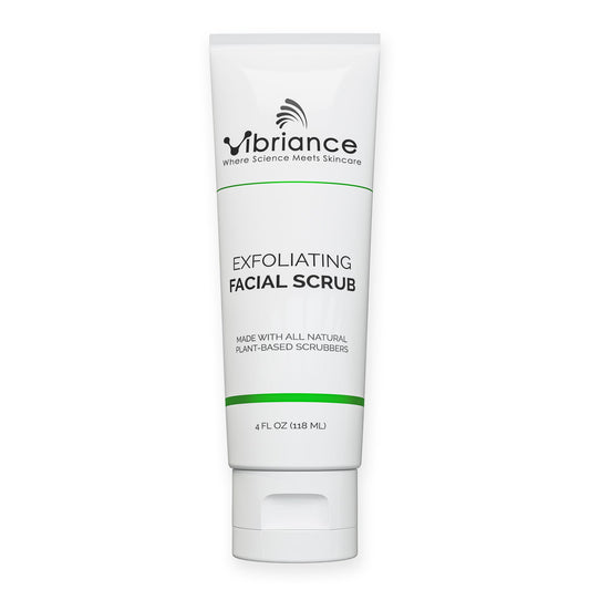 Vibriance Ultra-Gentle Face Scrub, 4 Fl Oz - Exfoliating Face Wash - Unclogs Pores and Renews Skin - Sulfate & Paraben-Free Facial Scrub, Made with Natural Ingredients - For All Skin Types