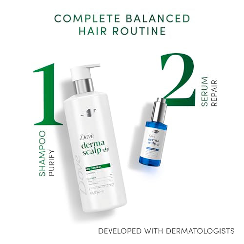 Dove Derma Scalp Dandruff Relief 3-in-1 Barrier Repair Serum 2 fl oz