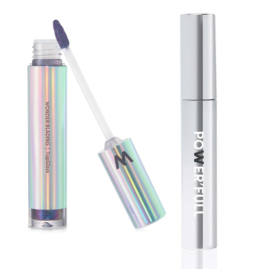 Wonderskin Top Gloss Clear Shine and Power'full Mascara Set