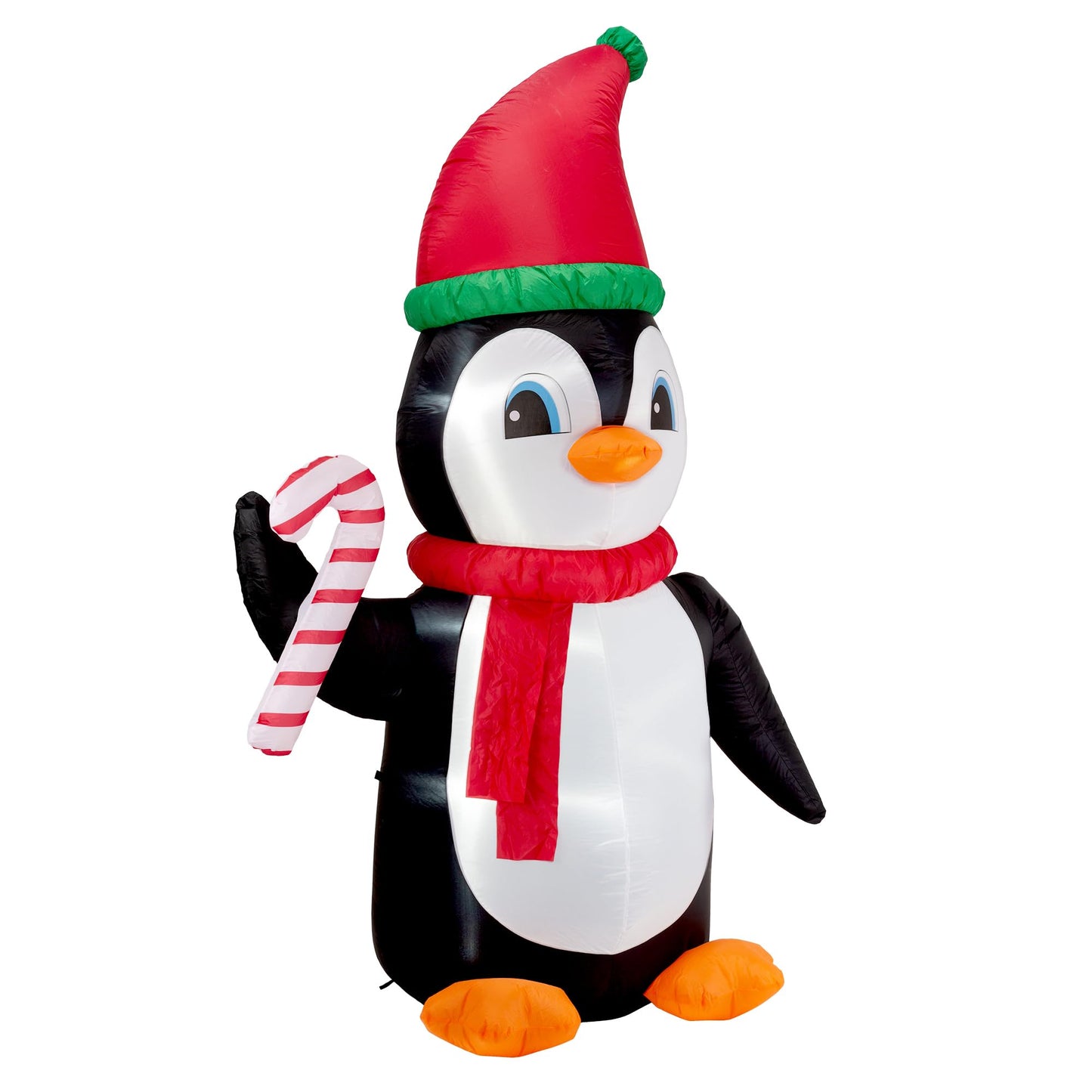 Glitzhome 8ft Christmas Inflatable Decorations LED Lighted Xmas Penguin Indoor and Outdoor Decoration Blow up Yard Lawn Home Decor