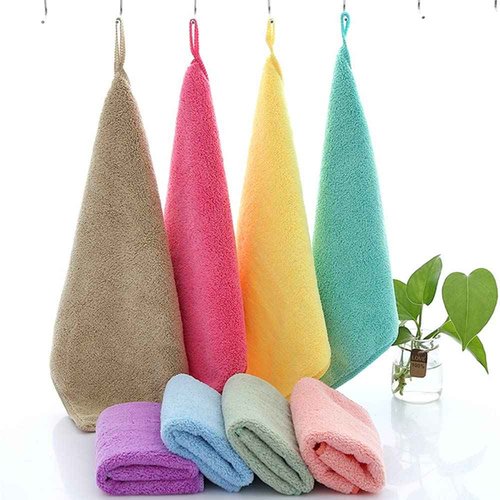 YANQINQIN 12-Pack Cotton Gauze Face Towels,Multi-Color Soft Washcloth (2)