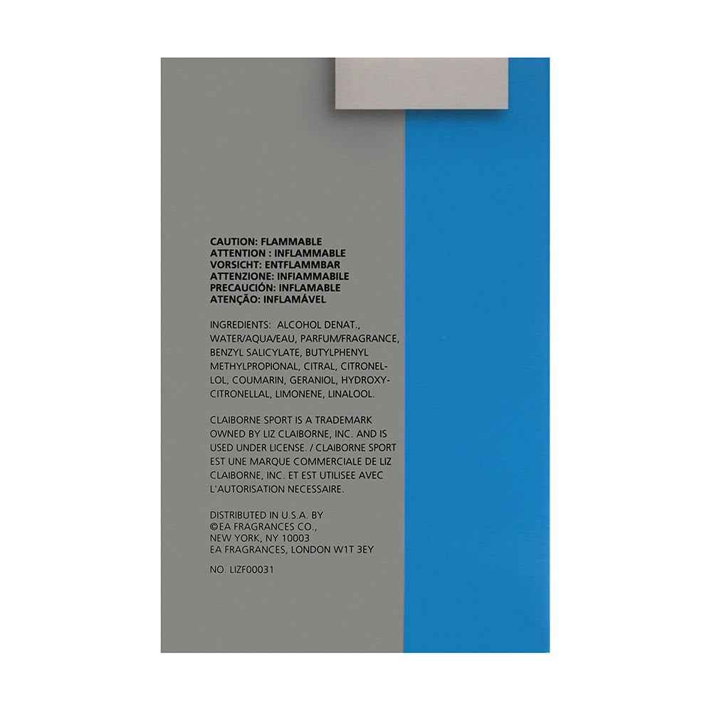 LIZ CLAIBORNE Liz Sport Cologne Spray for Men, 3.4 Ounce