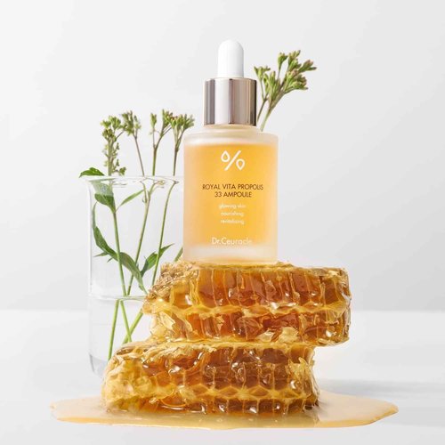 Dr.Ceuracle Royal Vita Propolis 33 Ampoule (30ml / 1.01 fl. oz.) - Ultimate Glow and Nourish Vitamin Serum for Radiant Skin, Formulated with Propolis and Royal Jelly Extract
