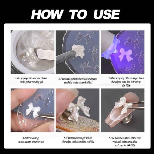 3D Shell Starfish Silicone Nail Molds, 3Pcs Ocean Themed Nail Art Mold Carving Template, Summer Beach Style Nails Design Tools Nail Mould for Manicure Decoration Accessories