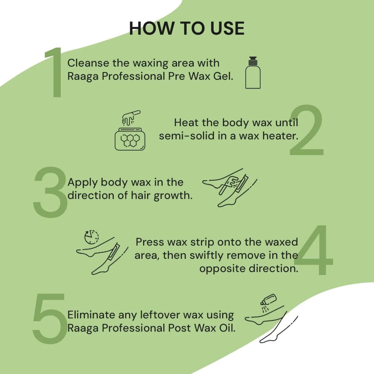 Raaga Professional Aloe Vera Liposoluble Body Wax | Soft Wax for Hair Removal | Gently Removes Unwanted Hair & Tan | Soothes & Hydrates Skin | For Sensitive Skin | 27.05 Fl Oz/800ml