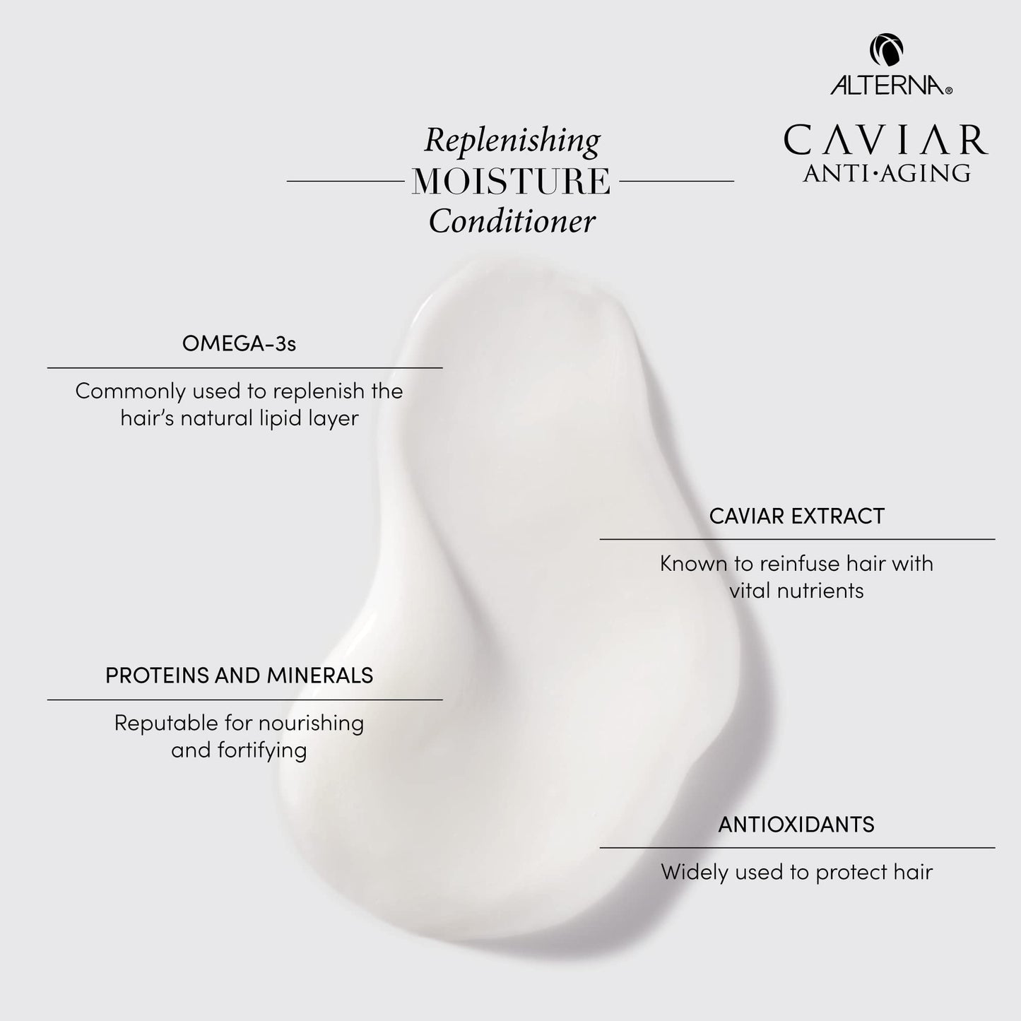 Alterna Caviar Anti-Aging Replenishing Moisture Conditioner, 8.5 Fl Oz (Pack of 1