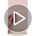 Stainless Steel Eyebrow Tweezers for Facial Hair Removal - Precise, Non-Slip, Professional