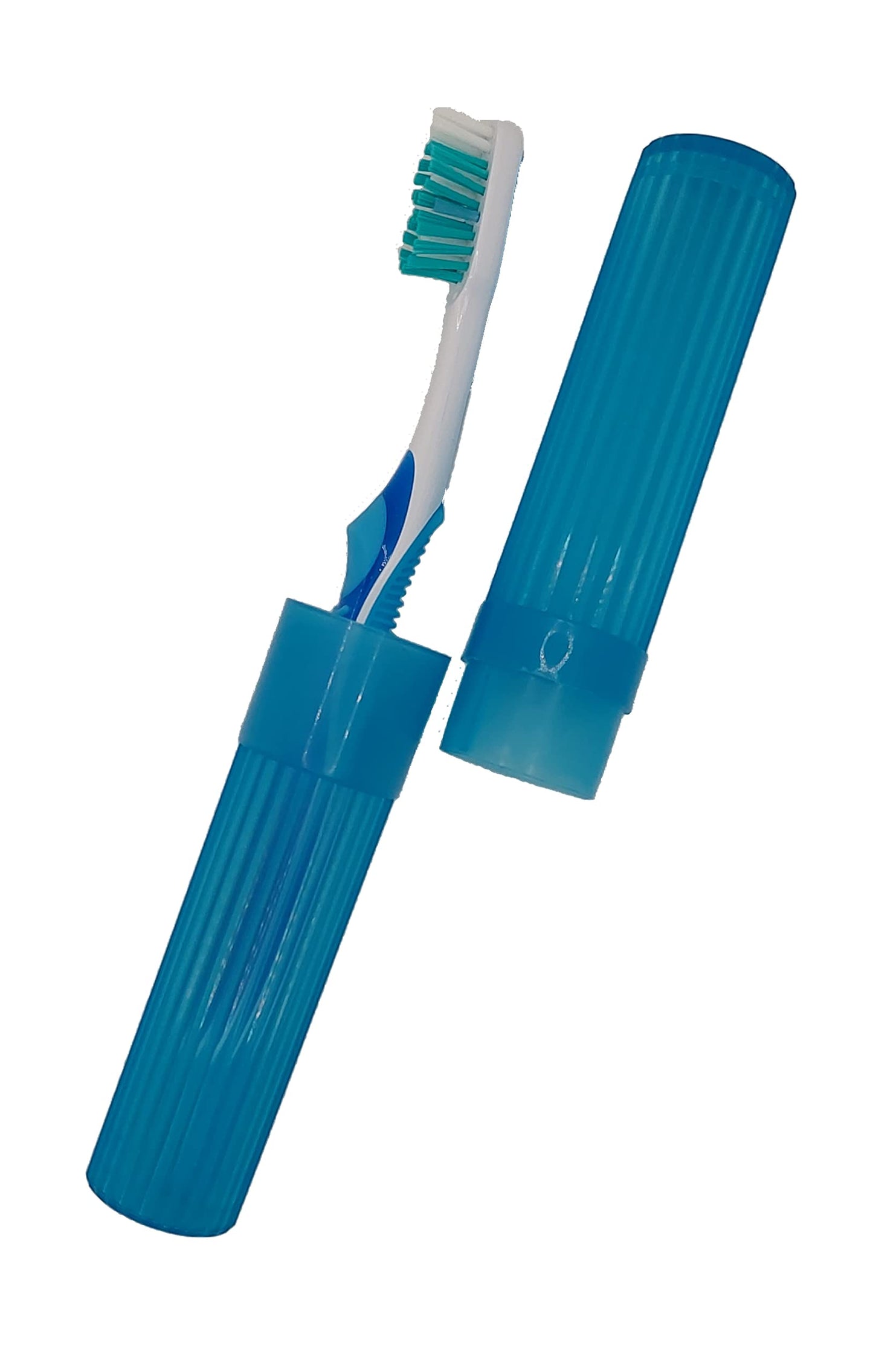 American Comb Toothbrush Holder (Blue) - Made in The USA. W/Ventilation Holes.