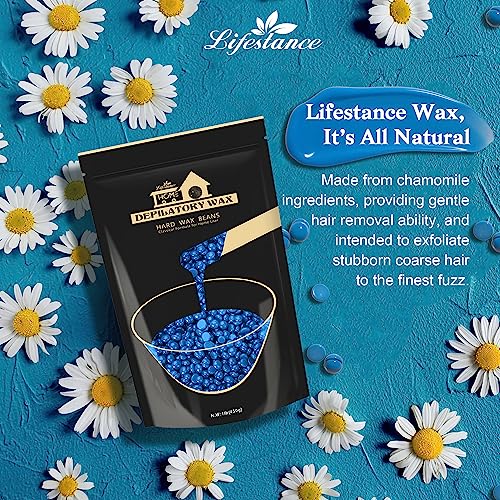 Lifestance L1 Waxing Kit + 1LB Chamomile Blue Hard Wax Beads