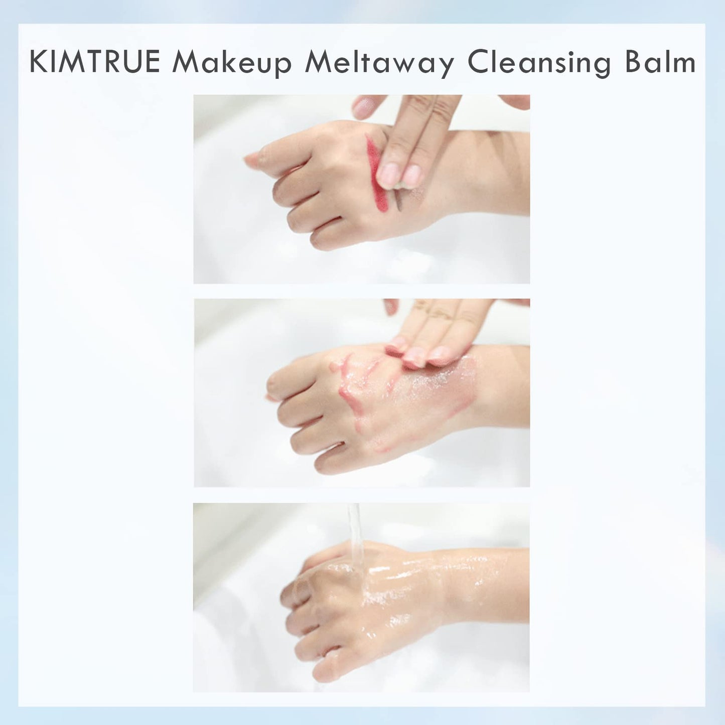 Kimtrue Meltaway Cleansing Balm: 2-in-1 Instant Makeup Remover & Skin Enhancer | Rich in Bilberry & Moringa | Eco-Friendly, for All Skin Types | 100g/3.53 Oz, 12M+ Sold Globally