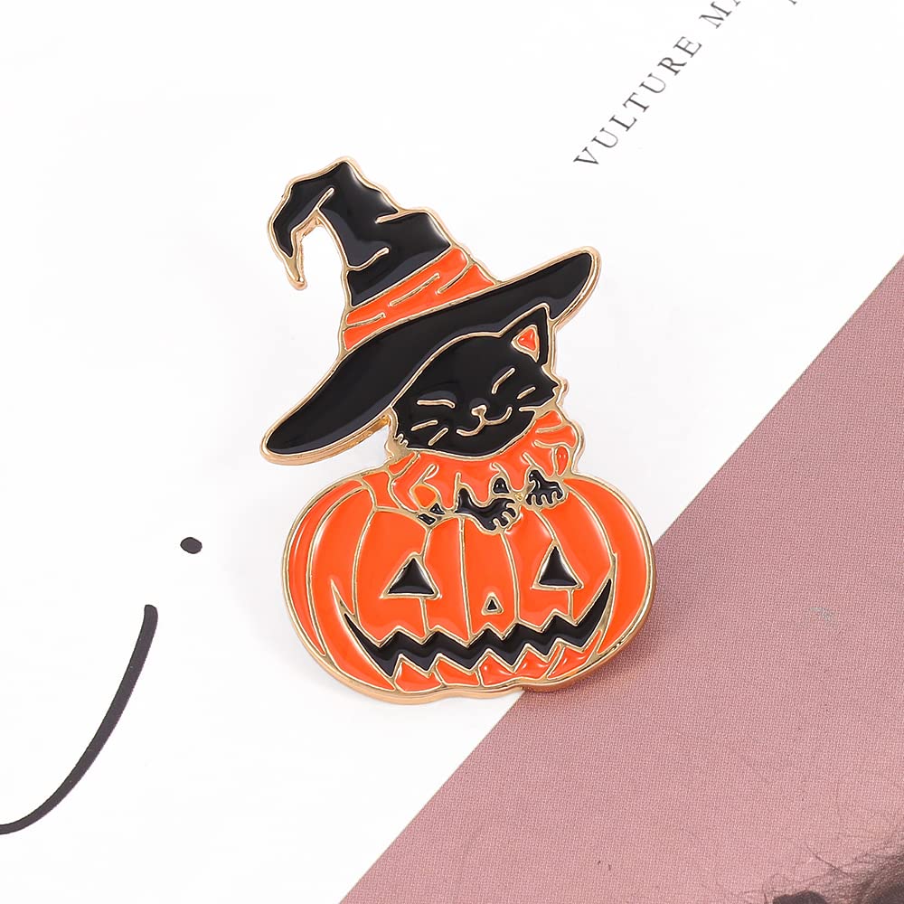 Halloween Hair Claw Clips Pumpkin Pin Set, Elegance Hair Clips Non-Slip for Women Girls, Festival Jewelry Hair Clothes Accessories Suitable Thick Hair Thin Hair