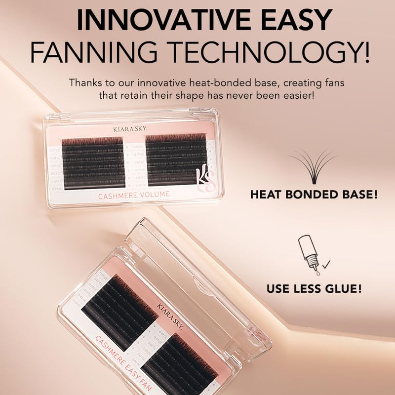 Kiara Sky Easy Fan Lash Extensions D-0.03 15mm
