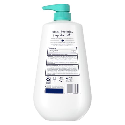 Dove Antibacterial Body Wash 30.6 oz Pump Bottle
