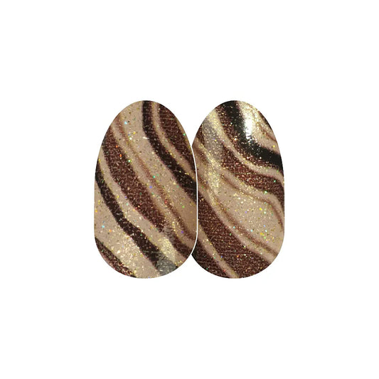 Sorry Not Quarry - Color Street Nail Strips (Gem Fatale), Brown, (FDG387)