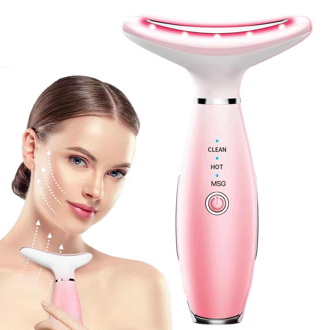 Face Neck Tool for Skin Care,3 in 1 Portable Face Neck Beauty Device for Skin Massager