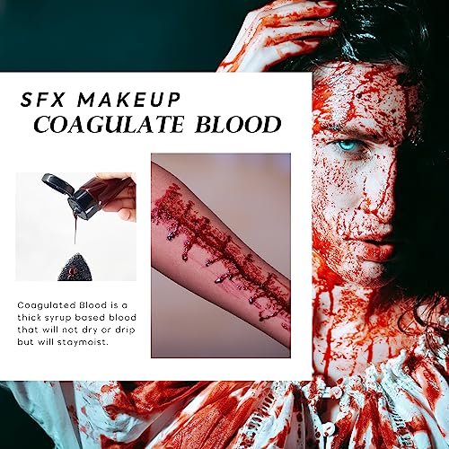 SFX Fake Blood Gel with Stipple Sponge, 55g