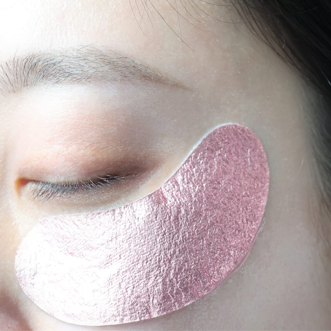 Sweet Dreams Collagen Glow Rose Gold Eye Masks l Under Eye Patches for Self Care Under Eye Patches Wrinkle Patches l Dark Circles Treatments - Collagen, Niacinamide, Hyaluronic aid, Peptides