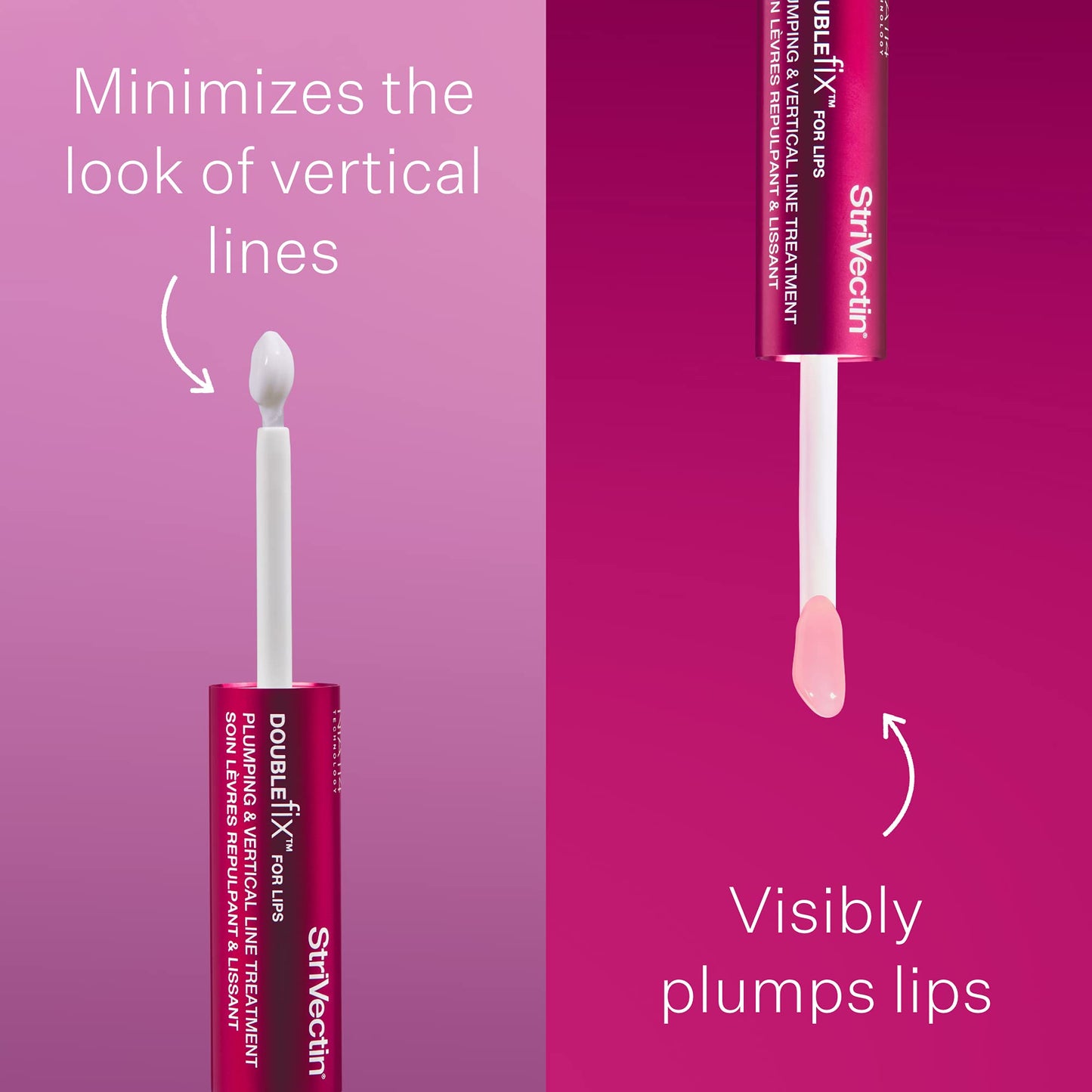 StriVectin Anti-Wrinkle Double Fix for Lips Plump & Smooth Vertical Lines, Hydrating Two-in-One Treatment, 0.16 Fl O