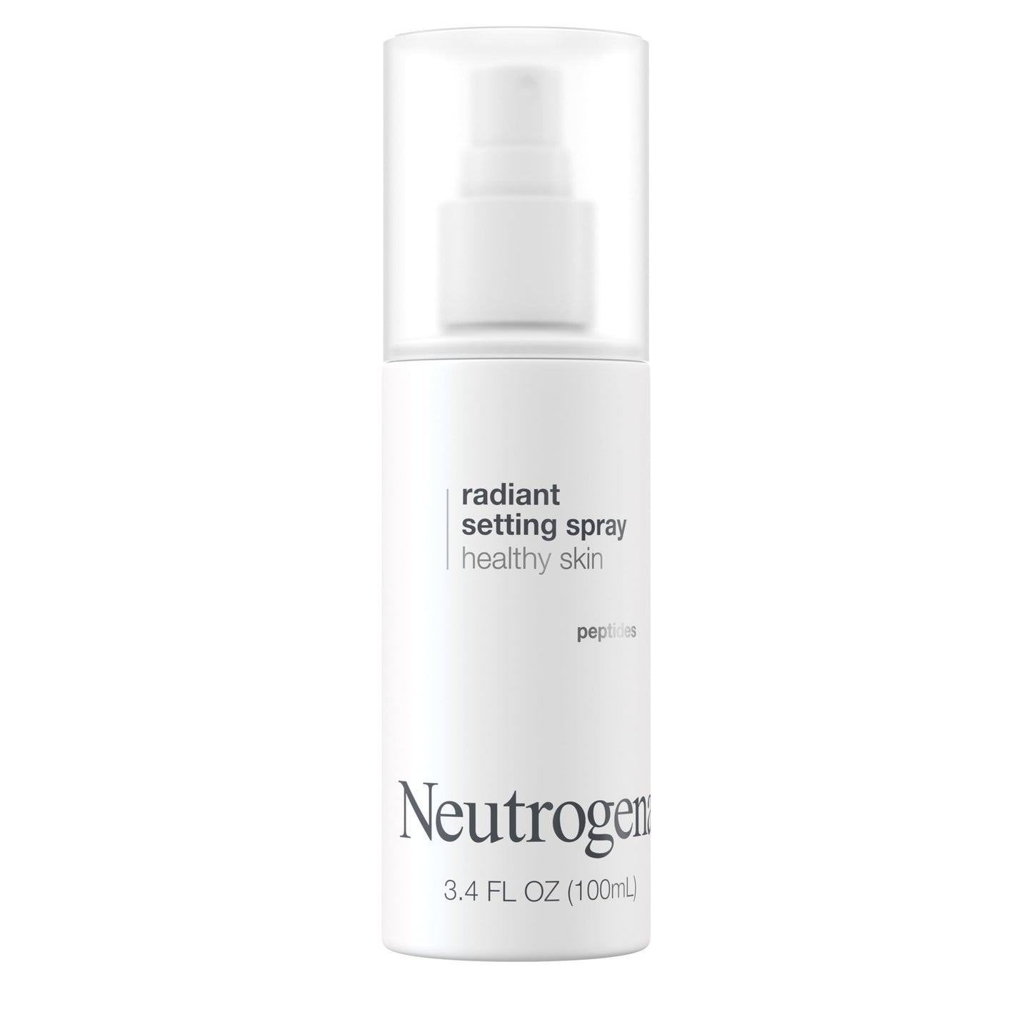 Neutrogena Radiant Makeup Setting Spray, Long-Lasting & Weightless Face Setting Mist for Healthy Looking, Glowing Skin, 3.4 Fl Oz