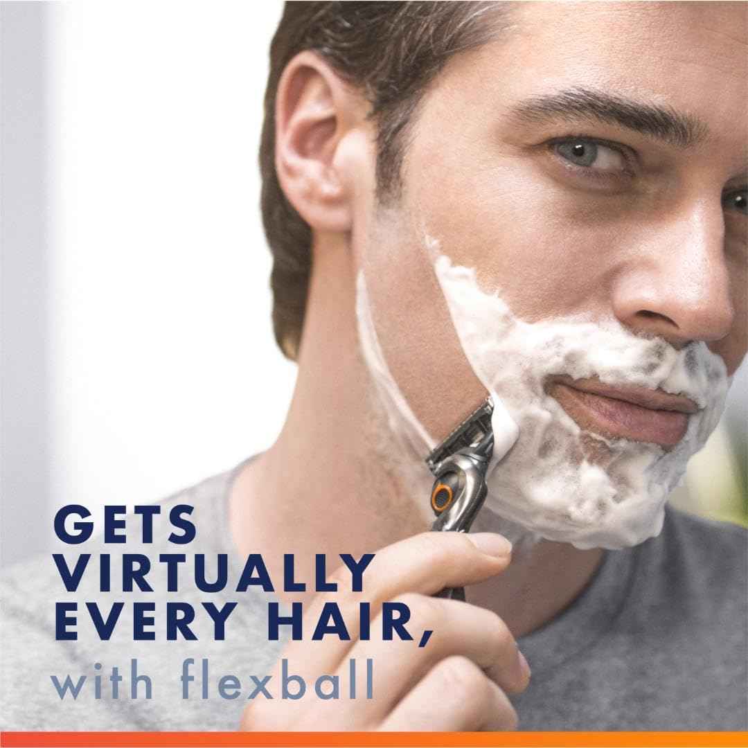 Gillette Fusion5 ProGlide Razor Refills for Men, 10 Razor Cartridges for FlexBall Razor Handle, 5-Blade Razor Blades, Precision Trimmer for Men