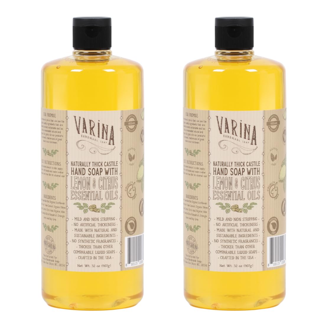 Varina Liquid Soap - Liquid Organic Castile Soap Citrus - 32oz