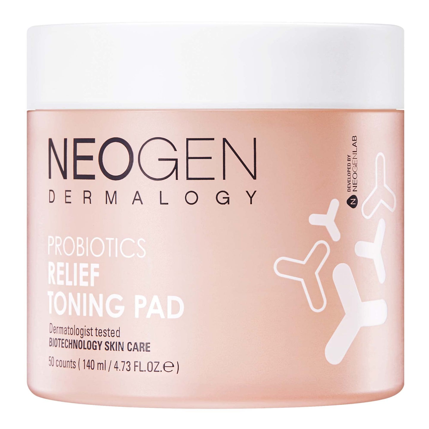 DERMALOGY by NEOGENLAB NEOGEN Probiotics Toning Pad 140 ml / 4.73 Fl Oz (50 Pads)