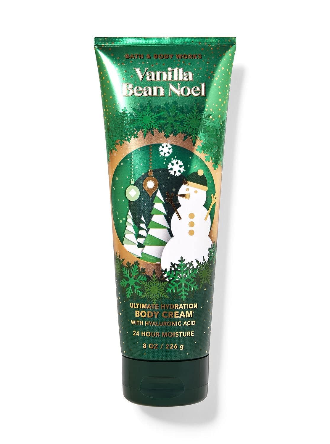 Bath & Body Works Vanilla Bean Noel Ultra Shea Body Cream, 8 Ounce, Multicoloured