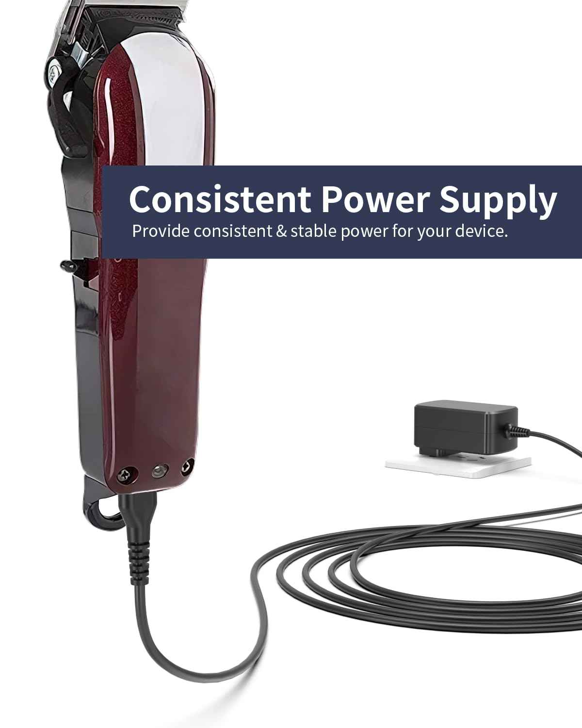 Superer 8W AC Charger Fit for Wahl Cordless Magic Clipper 8148 8164 8591 8509 1919 8148L 8591L 08504-400 8148-308 97225-002 Adapter Power Supply Cord