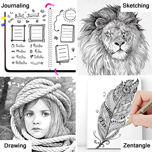 Micro Fineliner Drawing Art Pens: 12 Black Fine Line Waterproof Ink Set Artist Supplies Archival Inking Markers Liner Professional Sketch Outline Anime Sketching Watercolor Zentangle Gift Stuff