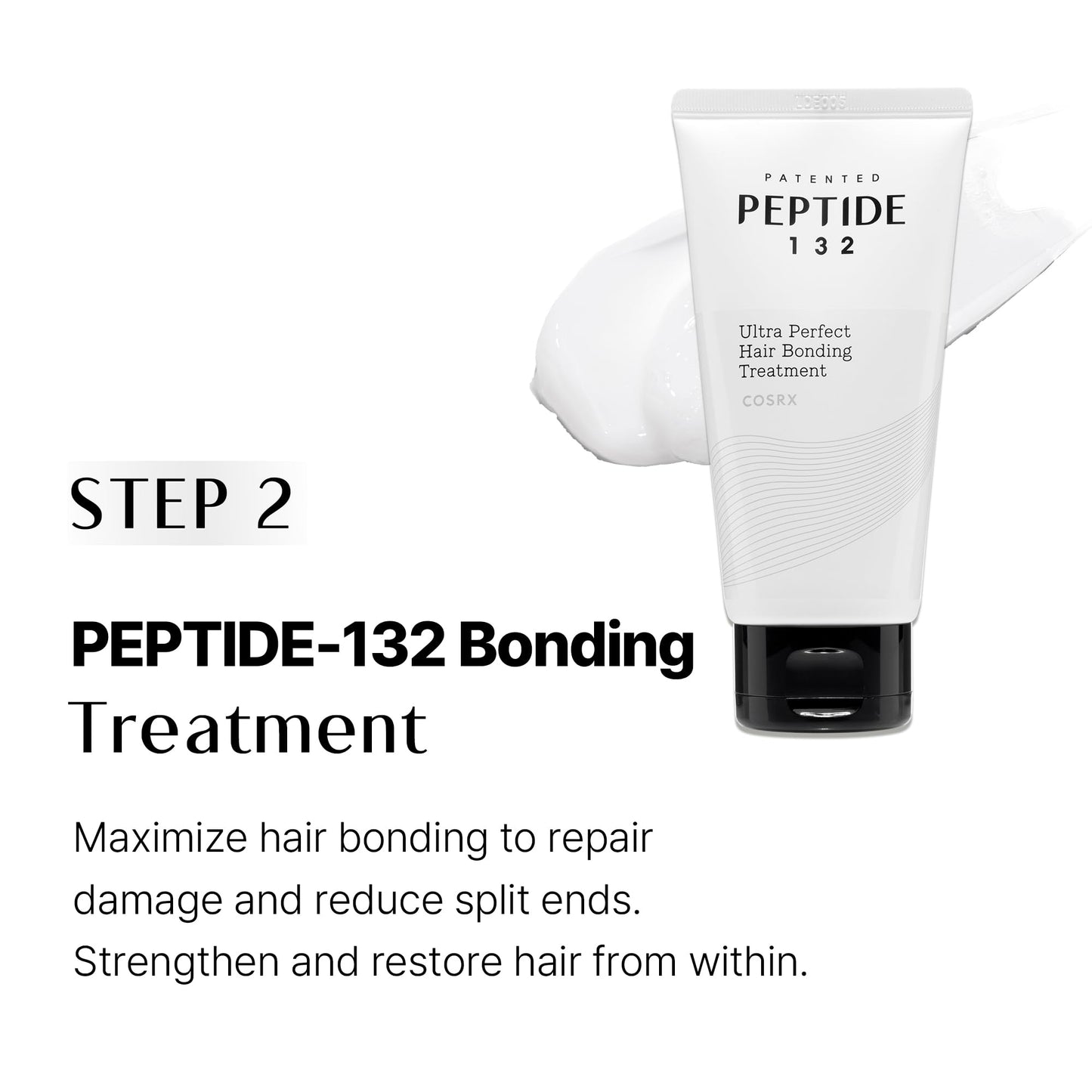 COSRX PEPTIDE 132 Hair Shampoo & Treatment Set - Bonding Shampoo + Bonding Treatment