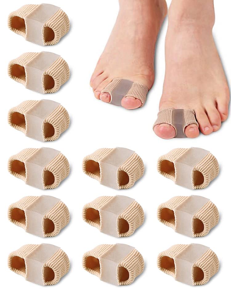 Bunion Toe Separators for Pain Relief - Gel Spacers (12 Pack)