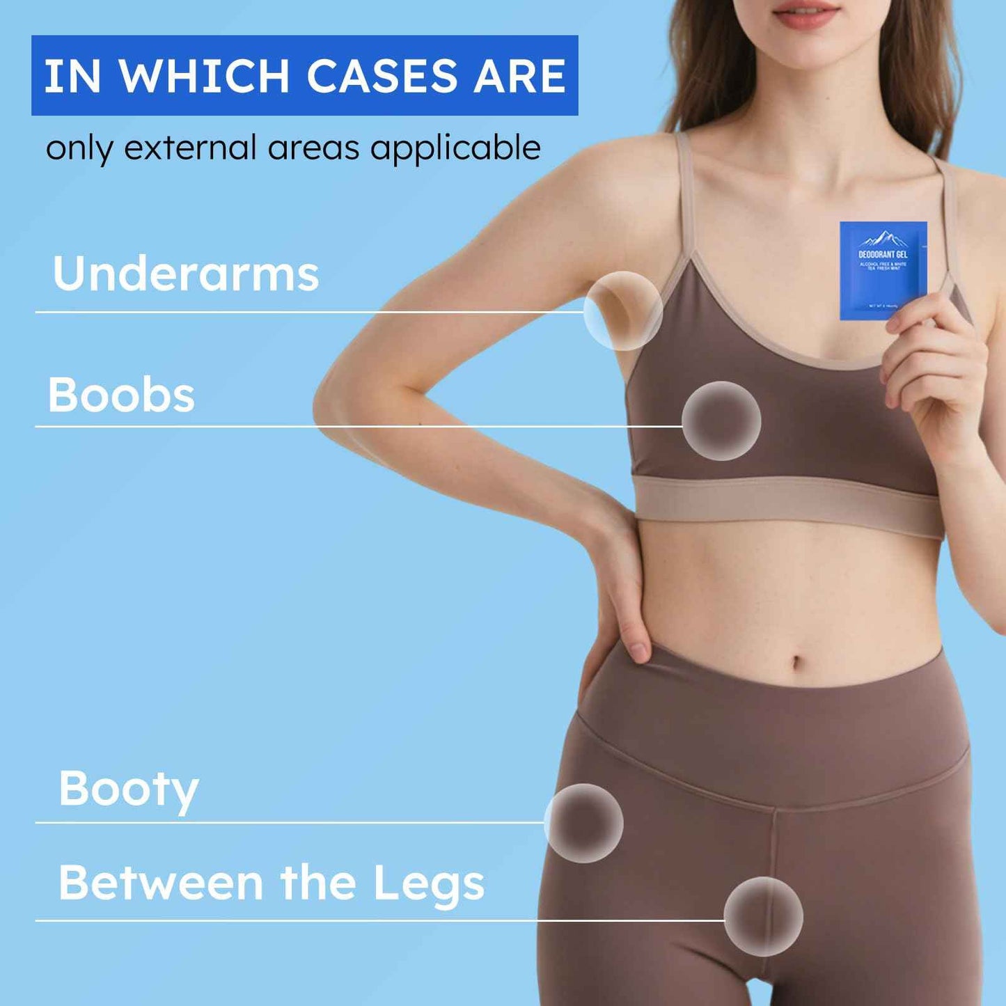 fafortune 0.14oz Bulk Deodorant Gel Individually Wrapped,Trial Size Deodorant Mini Travel Size,Natural Mint And White Tea & Aluminum Free,Great for Travel Homeless Shelters Charities Hotels (200)