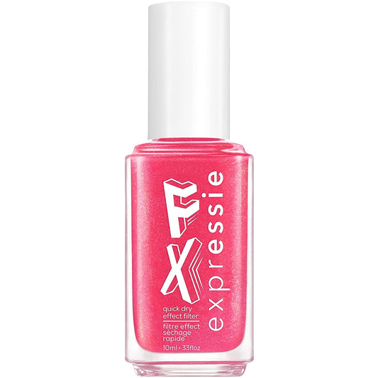 essie expressie FX Quick-Dry Vegan Nail Polish, Ethereal Glow, Red Glow, 0.33 Ounce