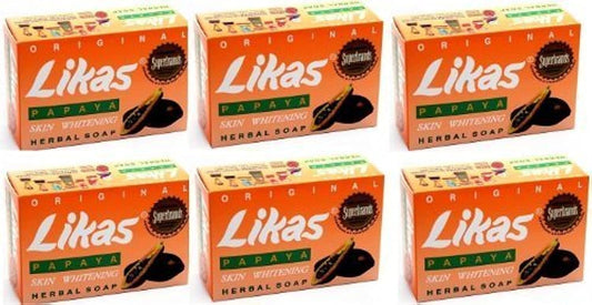 6 Likas Papaya Soaps by Likas