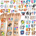 114 Pieces Temporary Tattoos Stickers, 15 Sheets Party Supplies
