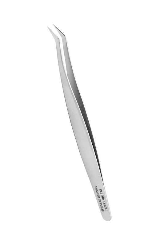 STALEKS PRO Eyelashe Tweezer (TE-40/13) - Stainless Steel
