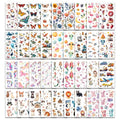 350+ Mixed Temporary Tattoos for Kids - 37 Sheets Party Favors