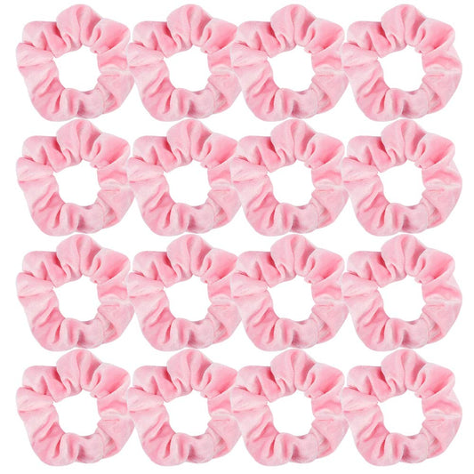 Semato 16 Pack Pink Velvet Scrunchies for Hair Scrunchy Hair Ties Ropes for Women or Girls Hair Accessories