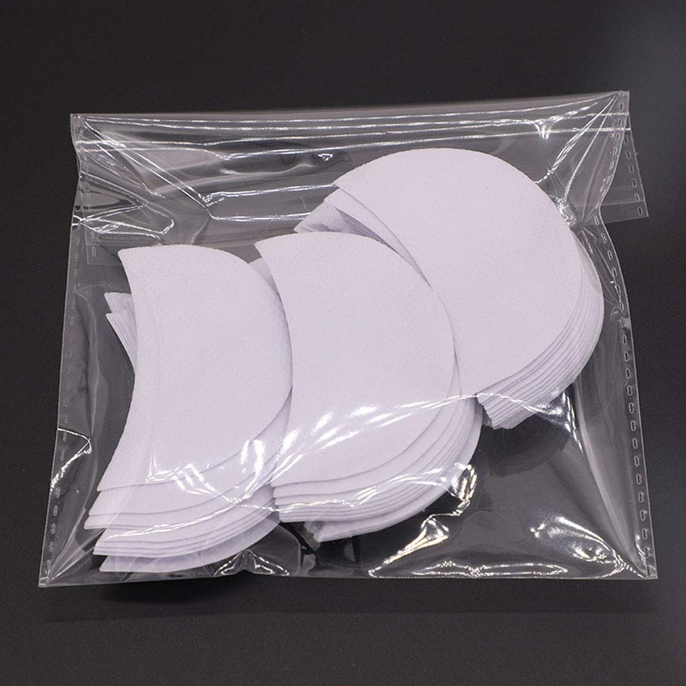 100 Pcs Eyeshadow Patches White Eyeshadow Protection Pads Eyeshadow Pads Stencils Professional Eyeshadow Protection For Eyelash Extensions, Lip Makeup(S)