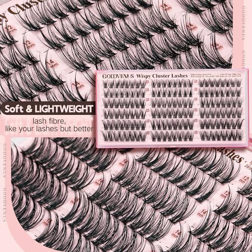 Goddvenus Wispy CC Curl Lash Clusters - DIY Eyelash Extensions