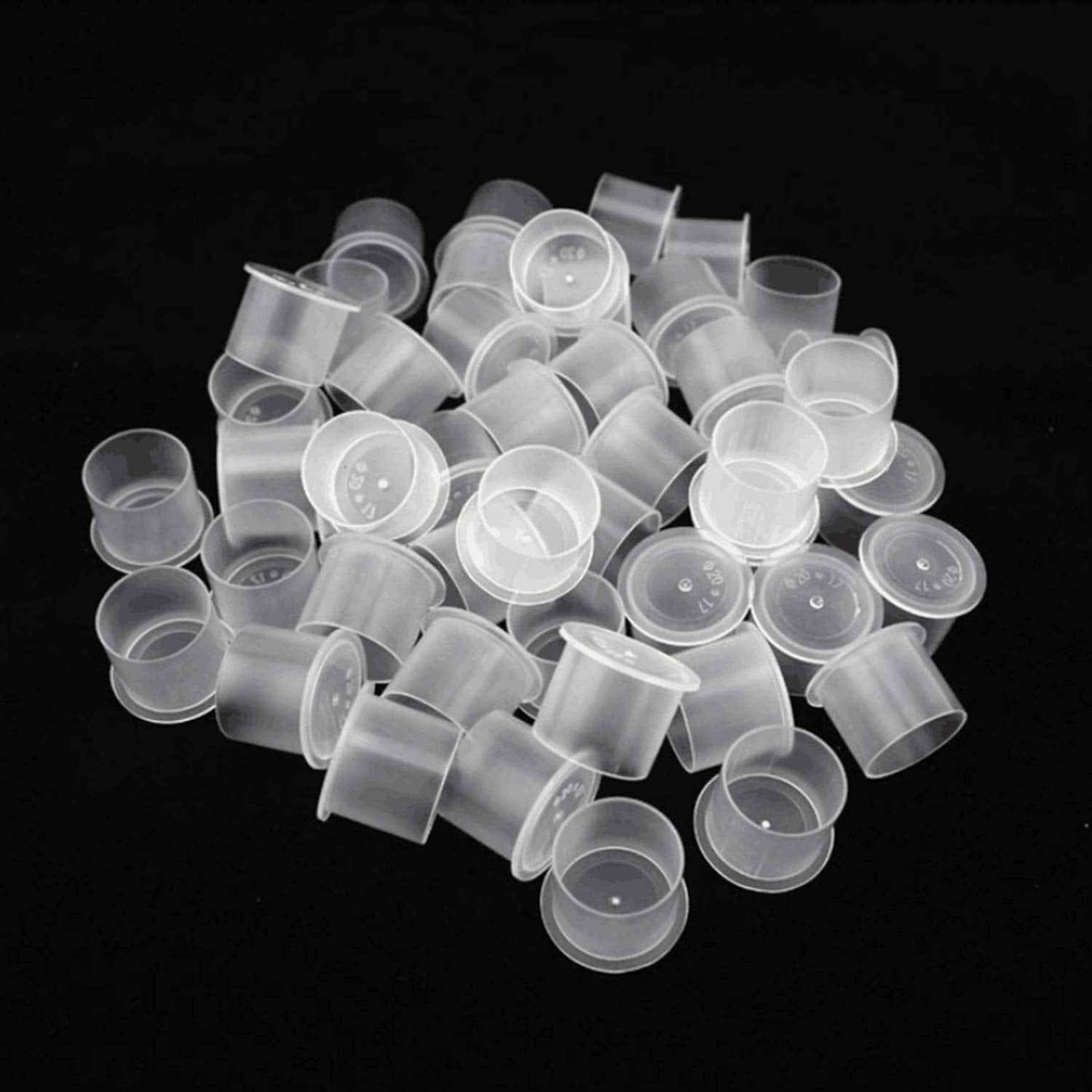 Ink Caps Cups Extra Large,500pcs Plastic Ink Cups Caps Wide Cup Base Supplies,Pigment Ink Caps 20mm for Ink Kits(500XL)