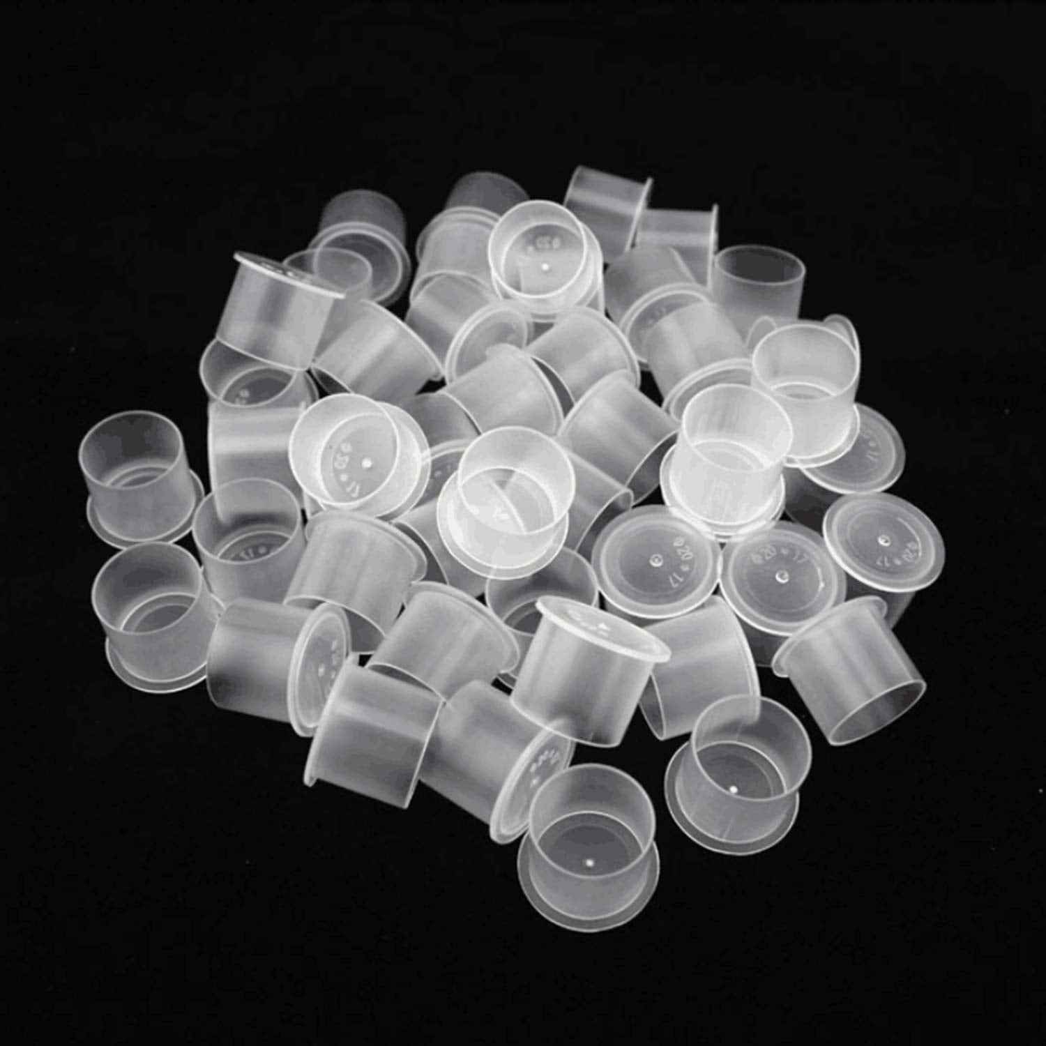 Ink Caps Cups Extra Large,500pcs Plastic Ink Cups Caps Wide Cup Base Supplies,Pigment Ink Caps 20mm for Ink Kits(500XL)