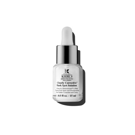 Kiehl's Clearly Corrective Dark Spot Serum, Brightening Facial Serum, Reduces Hyperpigmentation & Post-acne Marks, with Vitamin C & Salicylic Acid, All Skin Types, Paraben-free - 0.5 fl oz