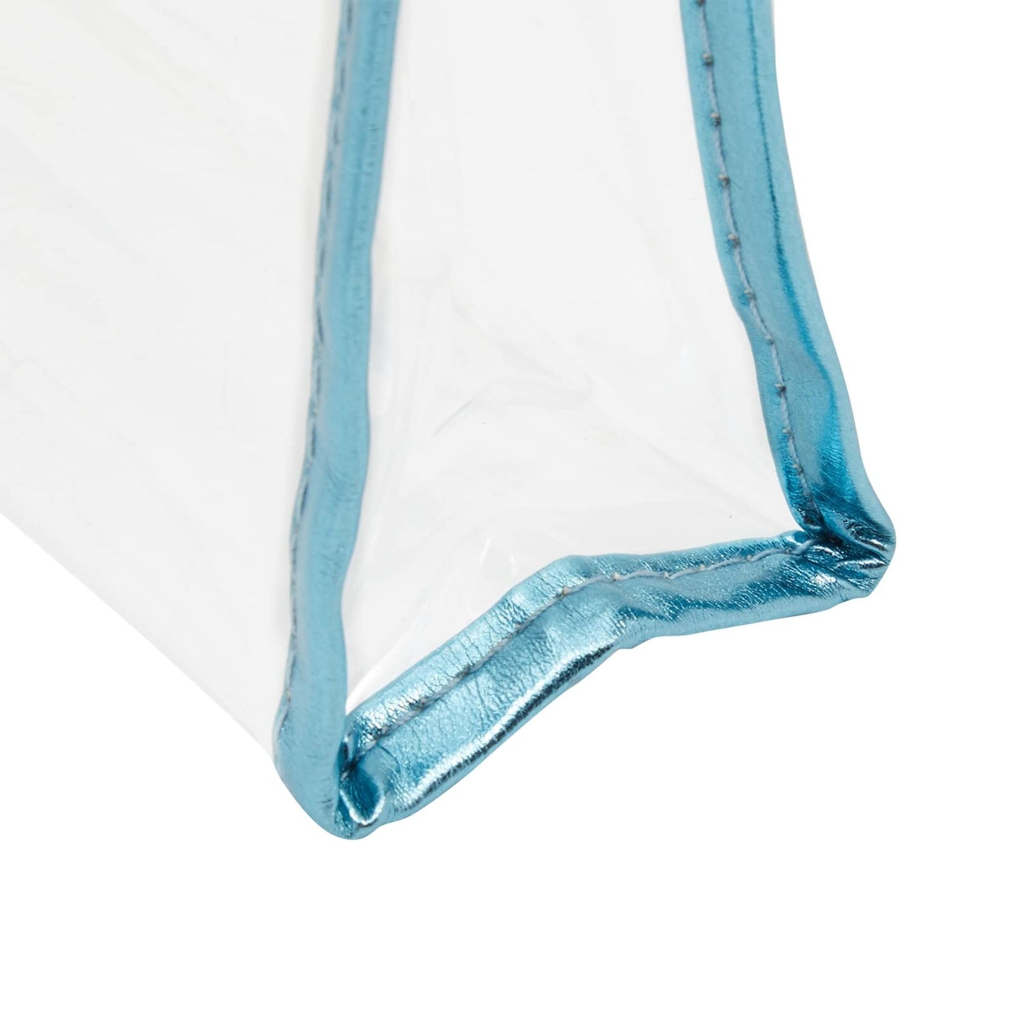 Glamlily 10 Pack Clear Cosmetic Bags with Zipper for Makeup, Travel Size Toiletries (5 Colors, 9.6 x 2 x 5.5 In)