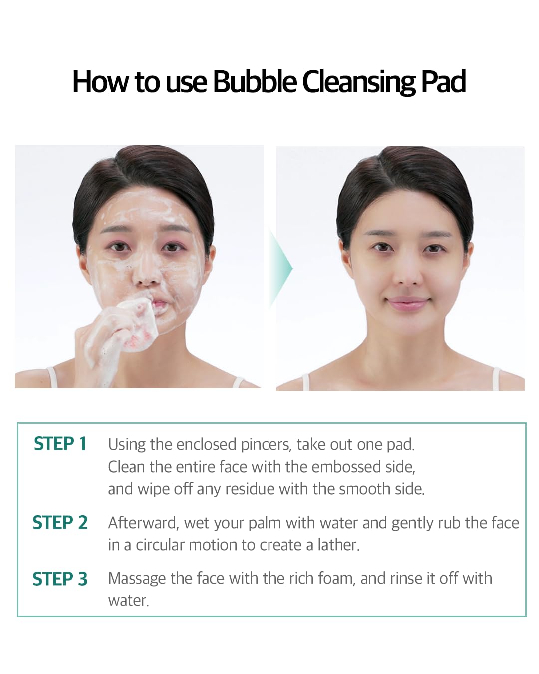 ThelaviCos Bubble Cleansing Pad | Easy makeup remover, facial cleansing pad, gentle & refreshing cleansing without feeling stripped, travel friendly | Korean Skincare for sensitive skin (70 Pads)