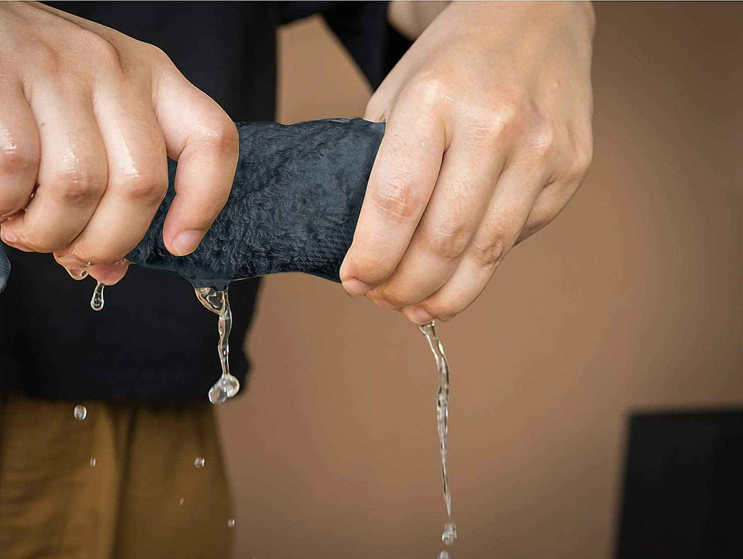 Softolle 100% Cotton Washcloths 24 Pack (12x12 Inches) Soft, Highly Absorbent Washcloth, Face Towels, Wash Cloths for Face, Ring Spun, Bulk Pack (Grey)