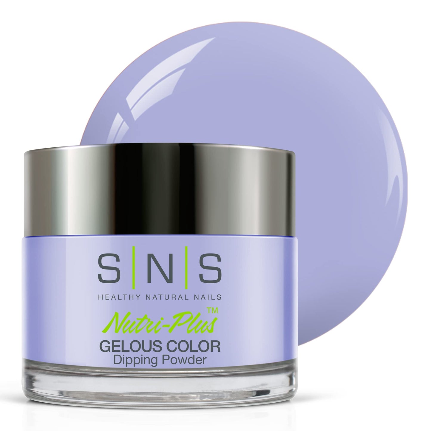 SNS Nail Dip Powder, Gelous Color Dipping Powder - Be The Peacock (Purple, Blue/Violet, Lavender, Cream) - Long-Lasting Dip Nail Color Lasts up to 14 days - Low-Odor & No UV Lamp Required - 1 Oz