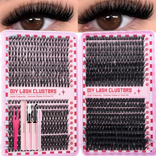 Lash Clusters Kit 800 Pcs D Curl Volume Eyelash Extensions
