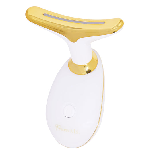 Red Light Therapy Face Massager Tool - with 7 LED Colors - Skin Care Beauty Device for Neck and Facial Tightening and Lifting